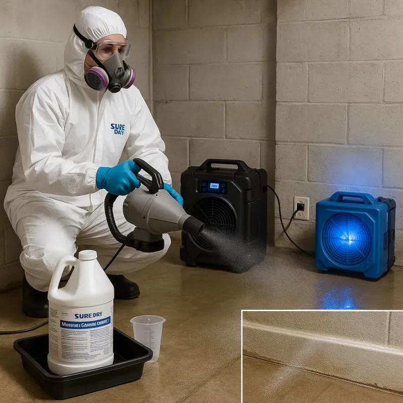 Sanitization and Odor Removal process in South Apopka, FL
